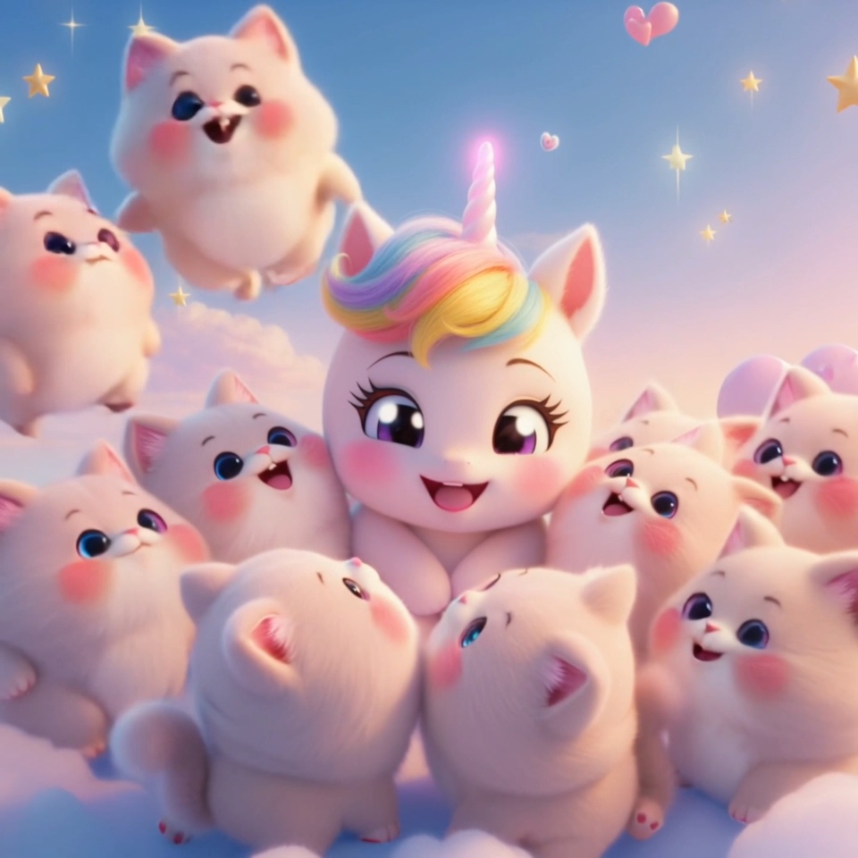 Unicorn - a cute digital gift experience filled with glitter and fantasy magic